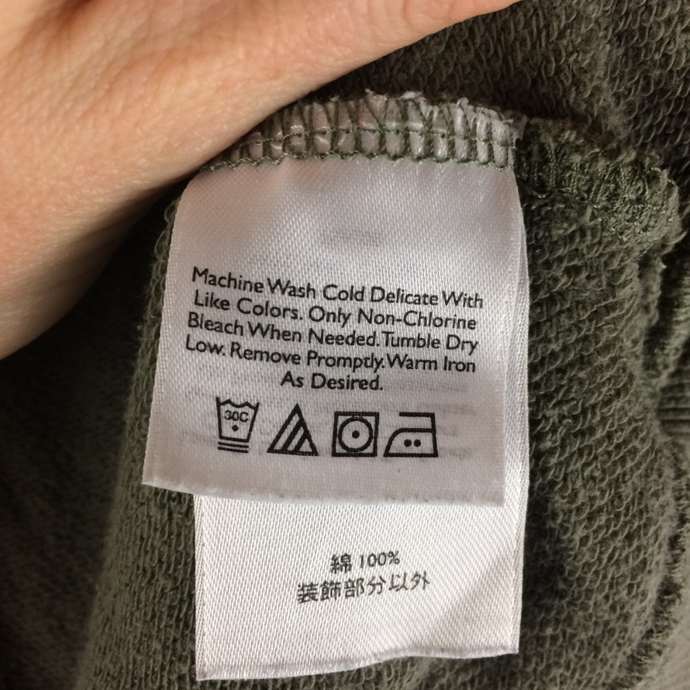 Eddie Bauer Short Sleeve Hooded Zip Sweatshirt ~ L - Picture 6 of 6